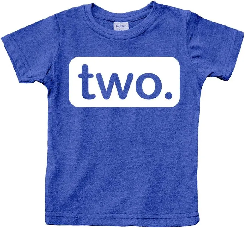 2nd Birthday Shirt boy 2 Year Old Toddler Kids Outfit Second Two t-Shirt Party