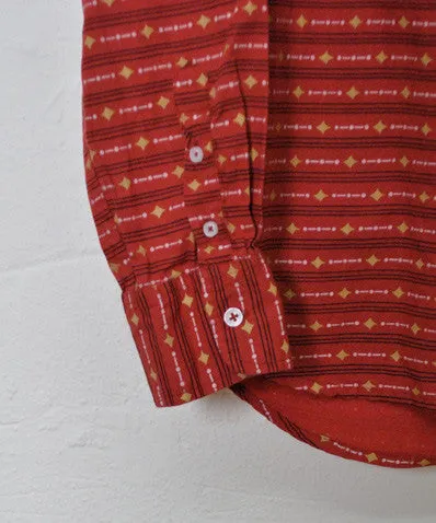 Amaranth Pattern Print Shirt