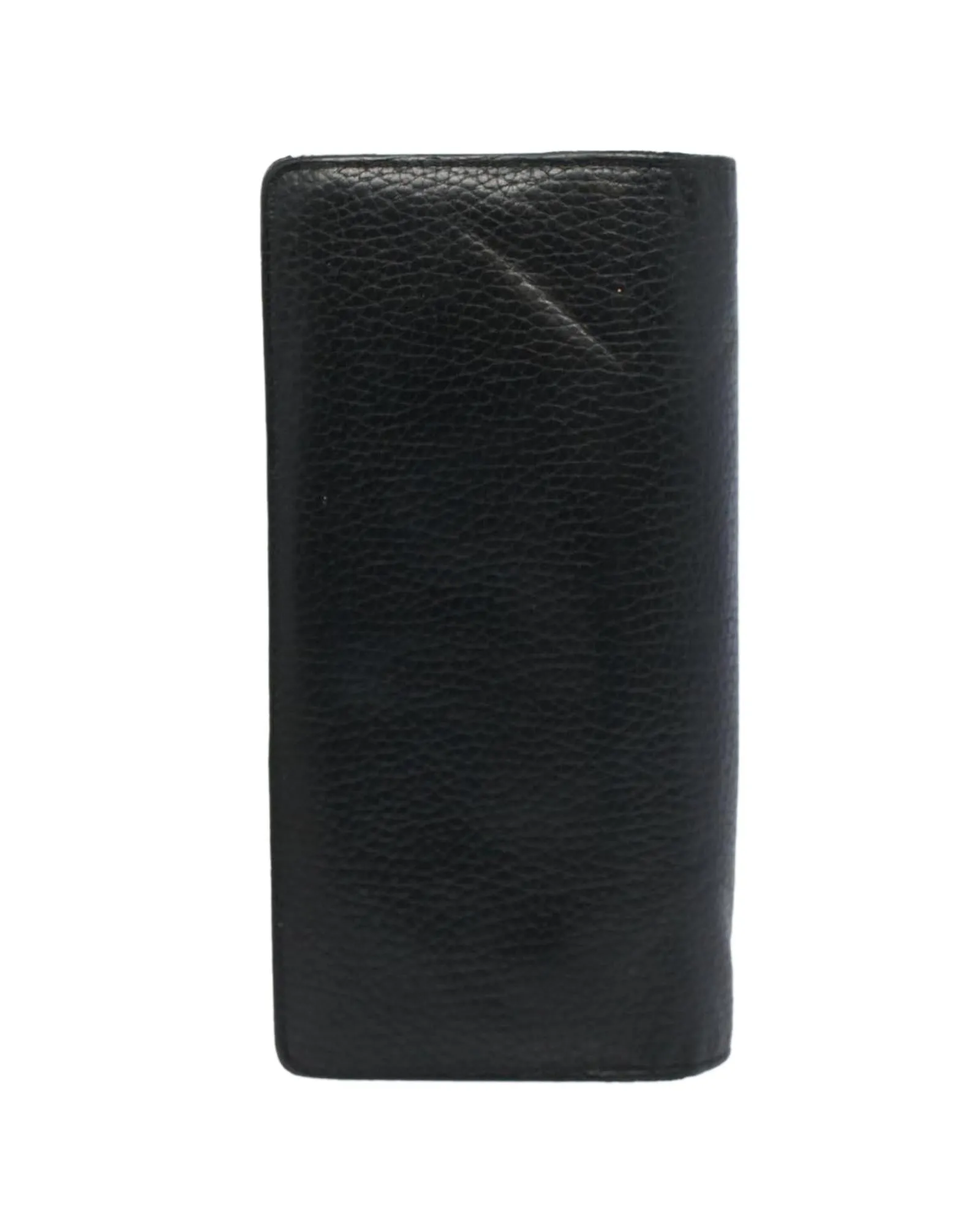 Bifold Wallet in Taurillon Leather - Noir