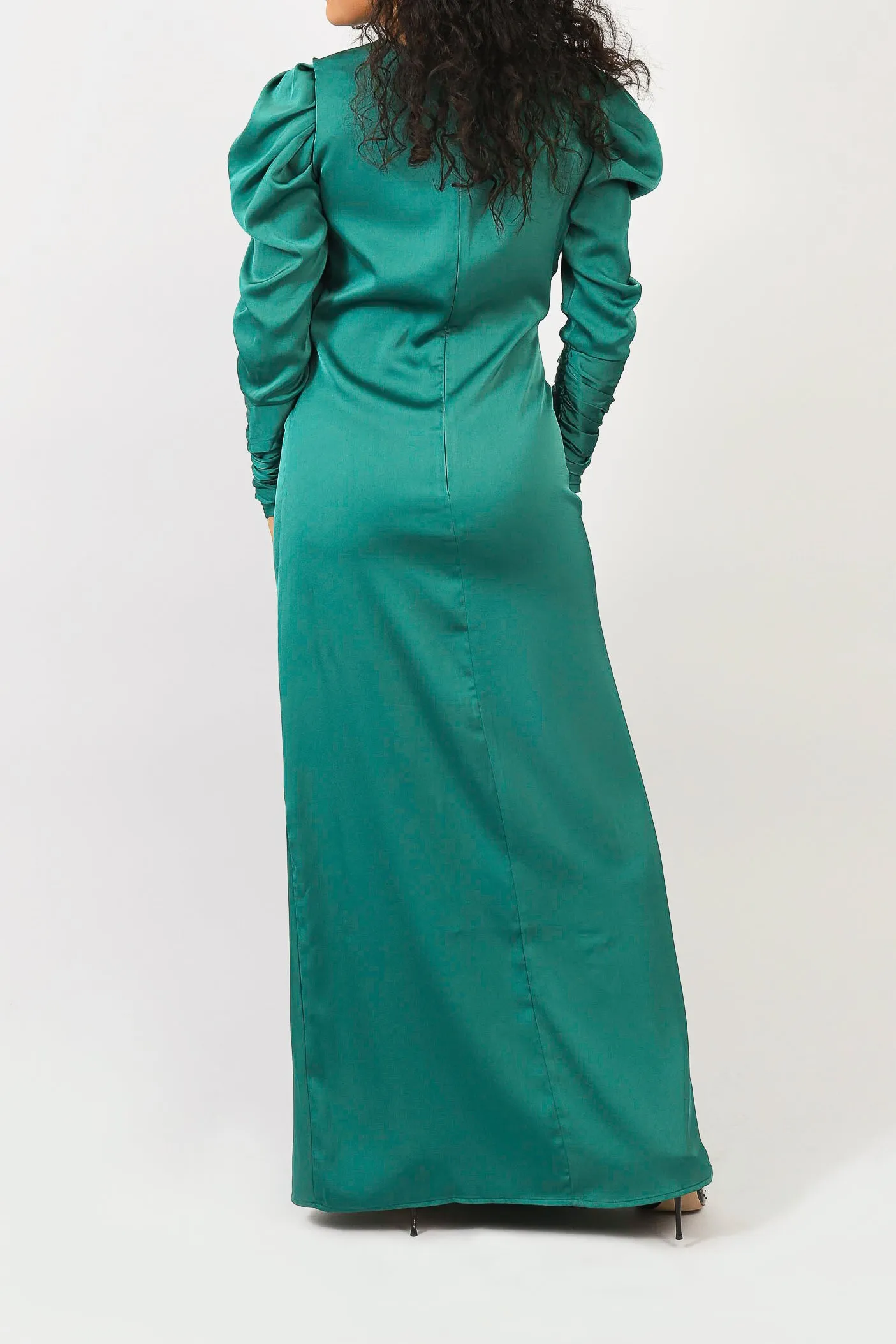Billow Detailed Maxi Dress