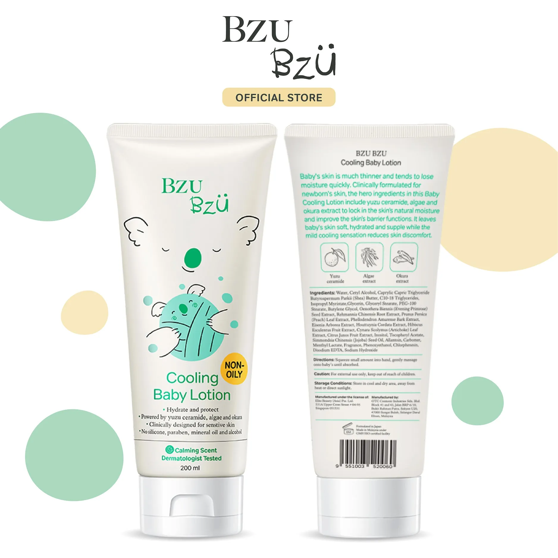 BZU BZU Cooling Baby Lotion Bundle Deal