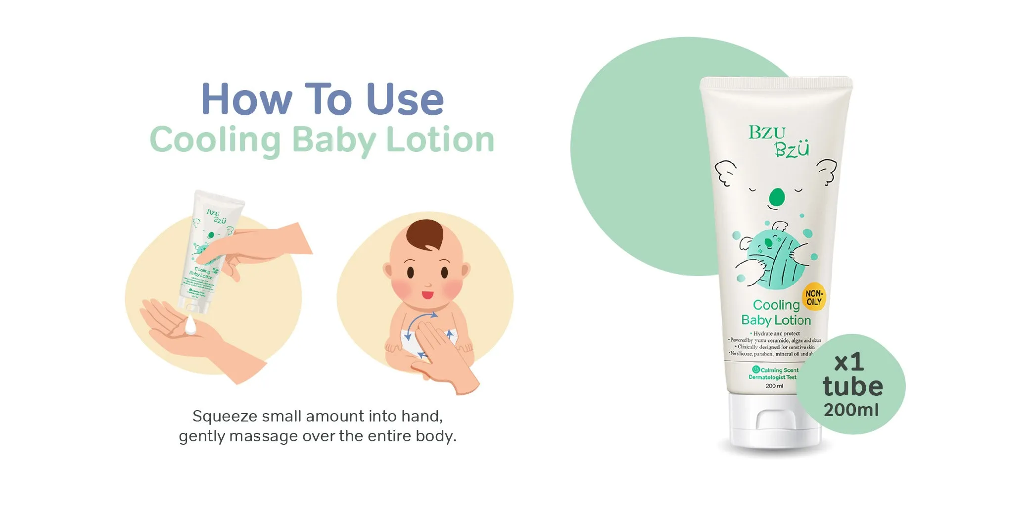 BZU BZU Cooling Baby Lotion Bundle Deal