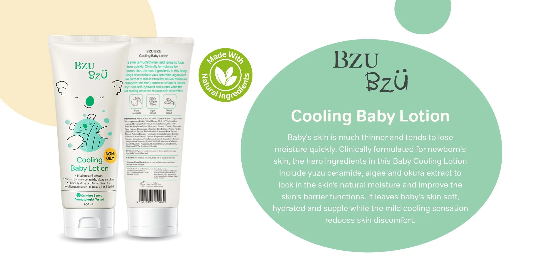 BZU BZU Cooling Baby Lotion Bundle Deal