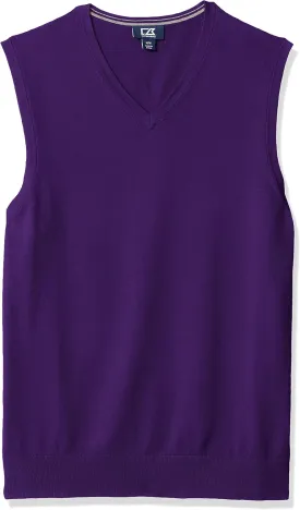 Cutter & Buck Men's Cotton-Rich Lakemont Anti-Pilling V-Neck Sweater Vest