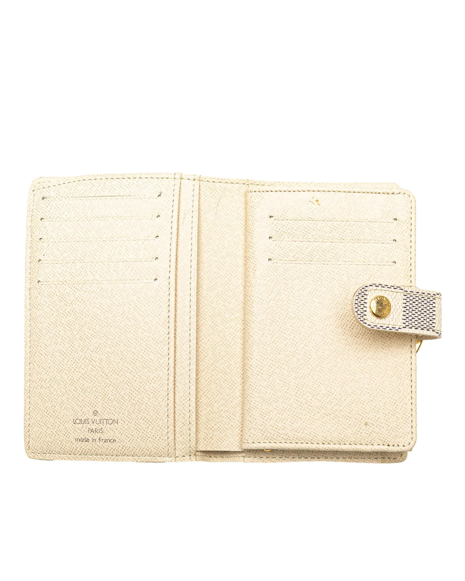 Damier Canvas French Purse Wallet