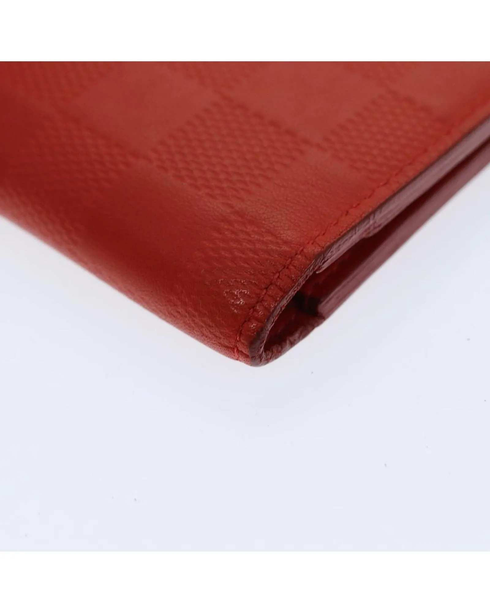 Damier Infini Leather Billfold Wallet with Storage Smell and Light Wear