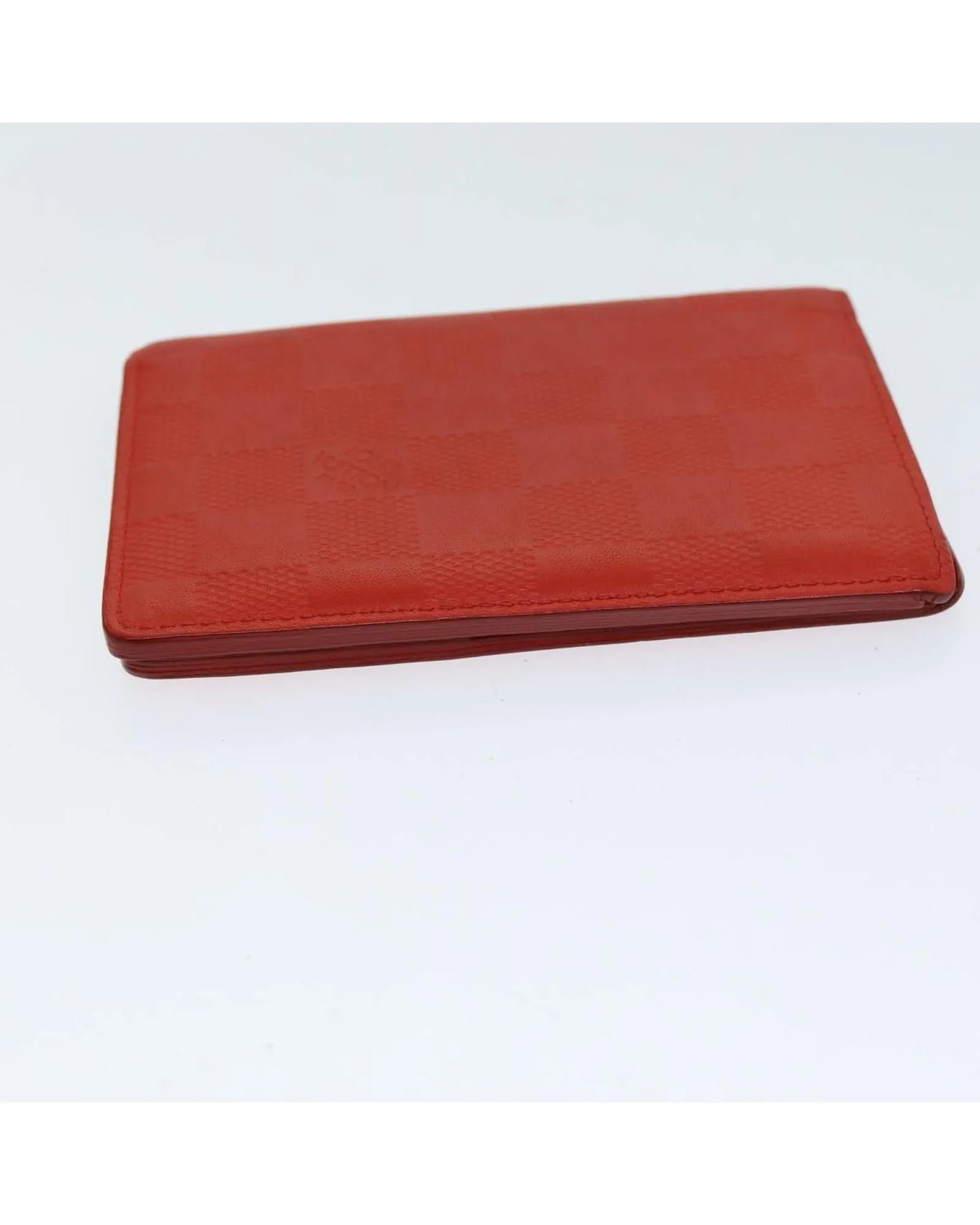 Damier Infini Leather Billfold Wallet with Storage Smell and Light Wear