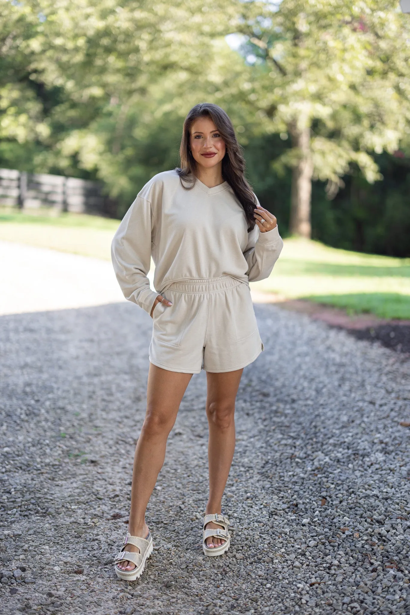 Everyday Perfection Washed Shell Shorts