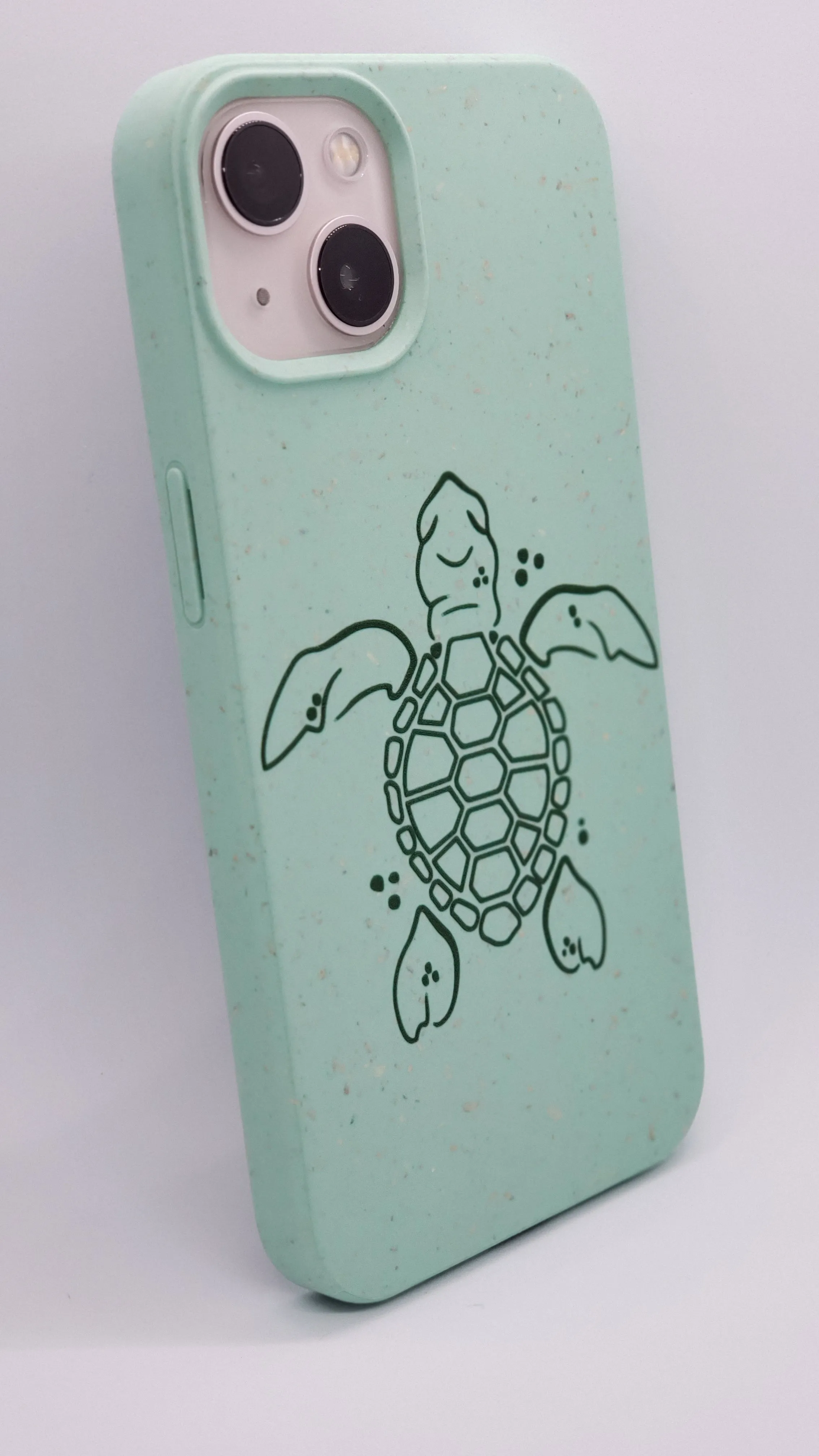 Green Ocean Turtle Biodegradable Compostable iPhone Case