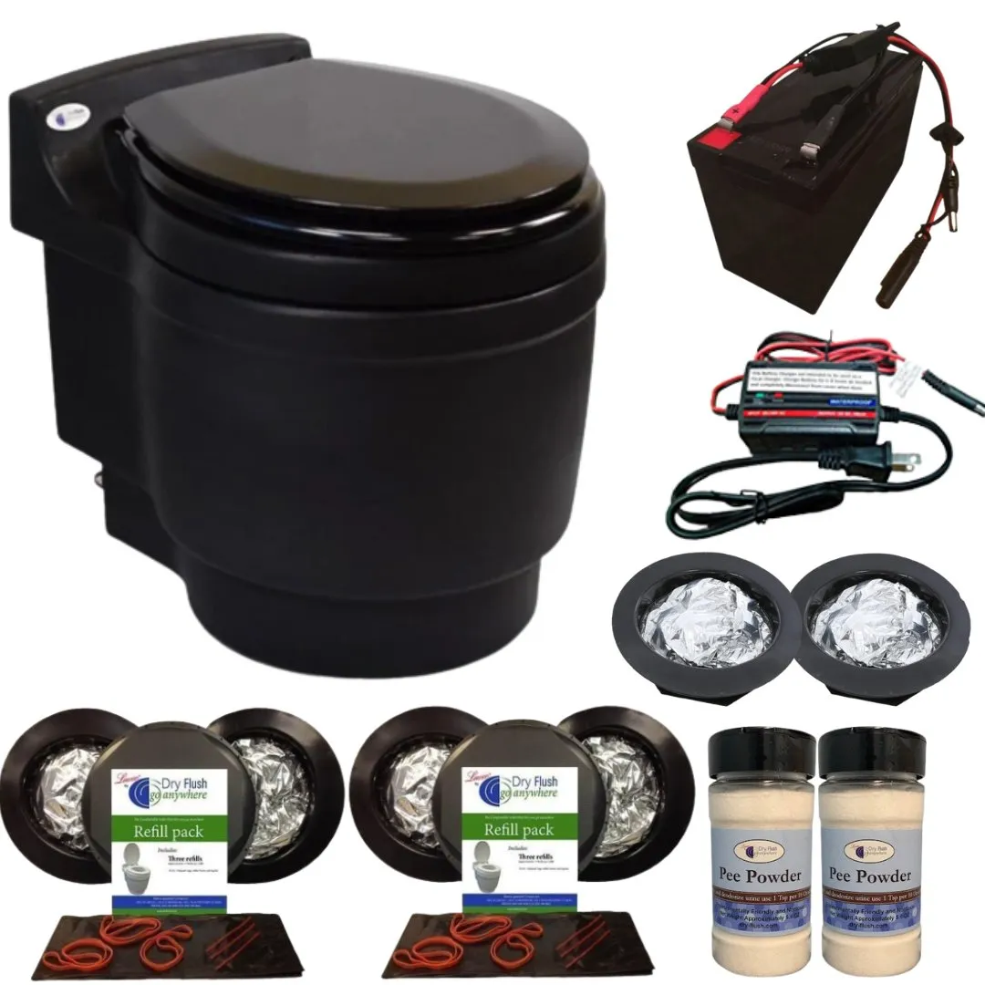 Laveo Dry Flush Toilet Super Pack