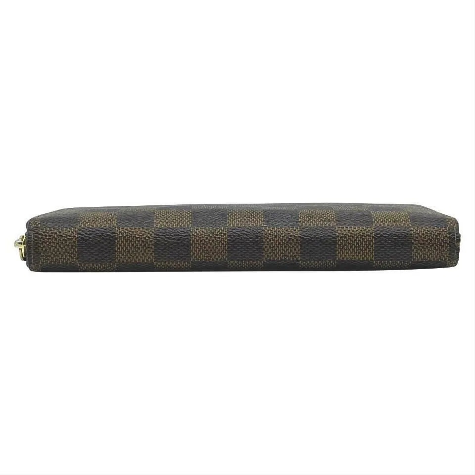 Louis Vuitton Brown Zippy Damier Ebene Wallet
