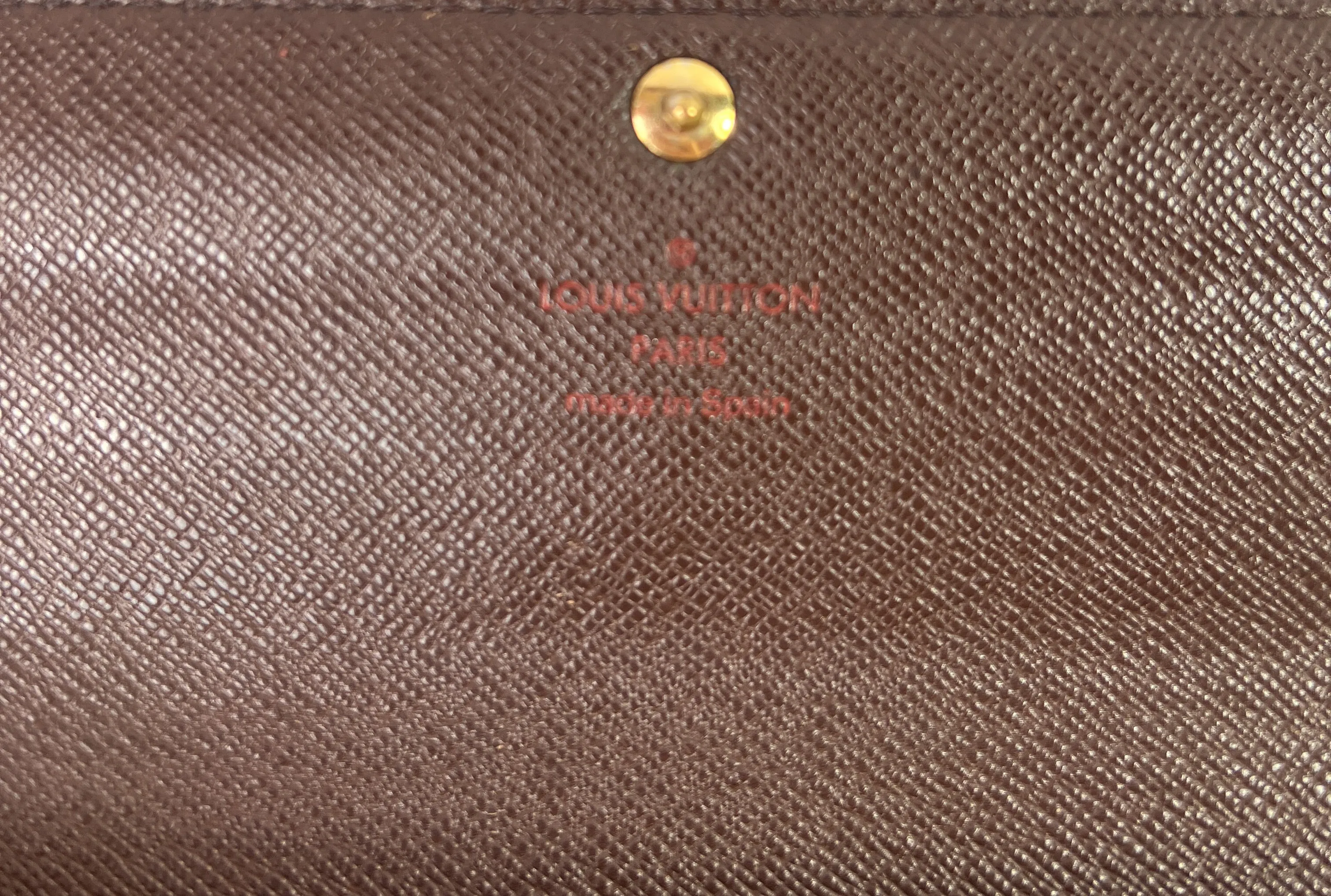 Louis Vuitton Damier Ebene Sarah wallet