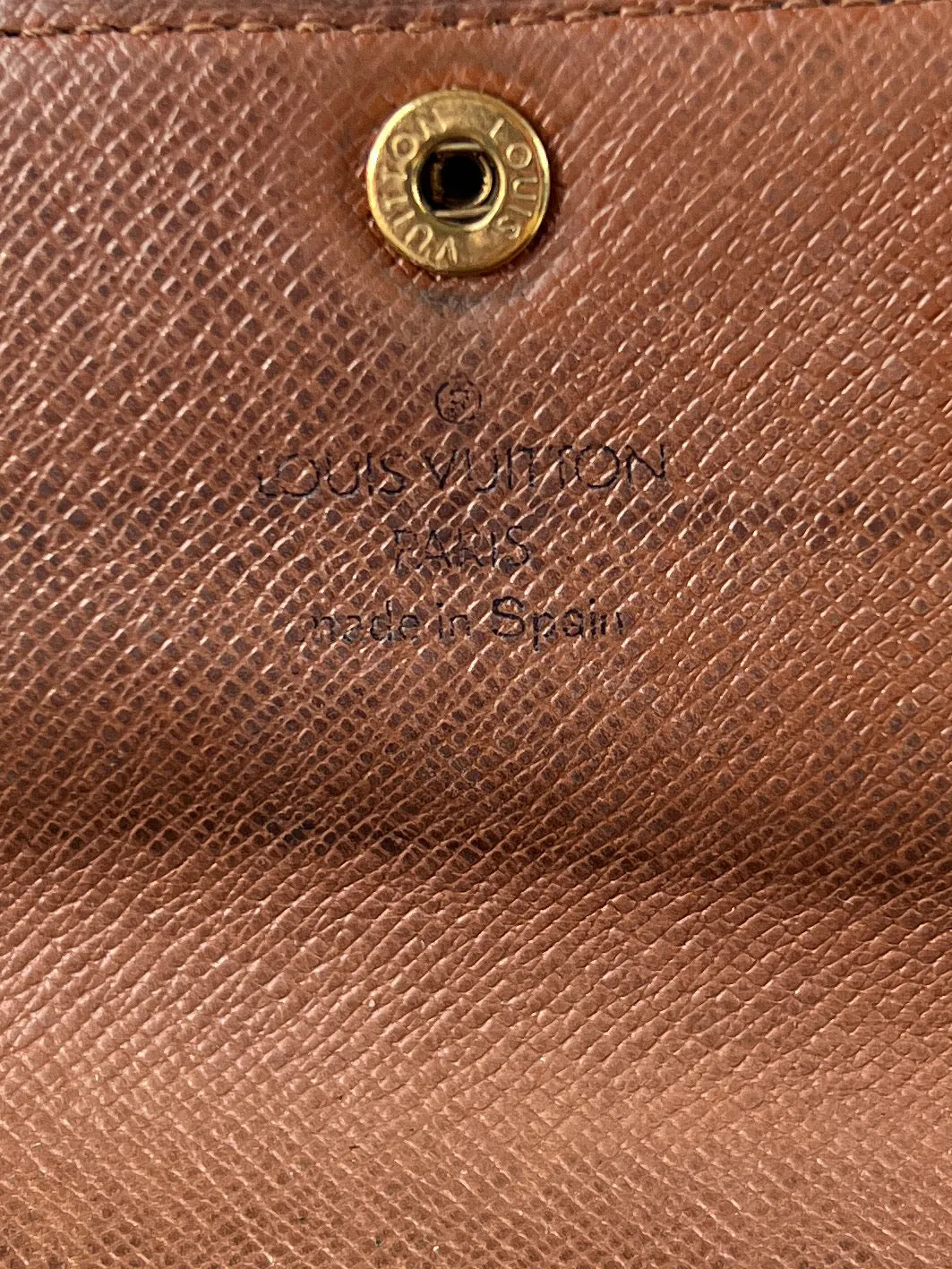 Louis Vuitton monogram vintage wallet CA0916 **as is**