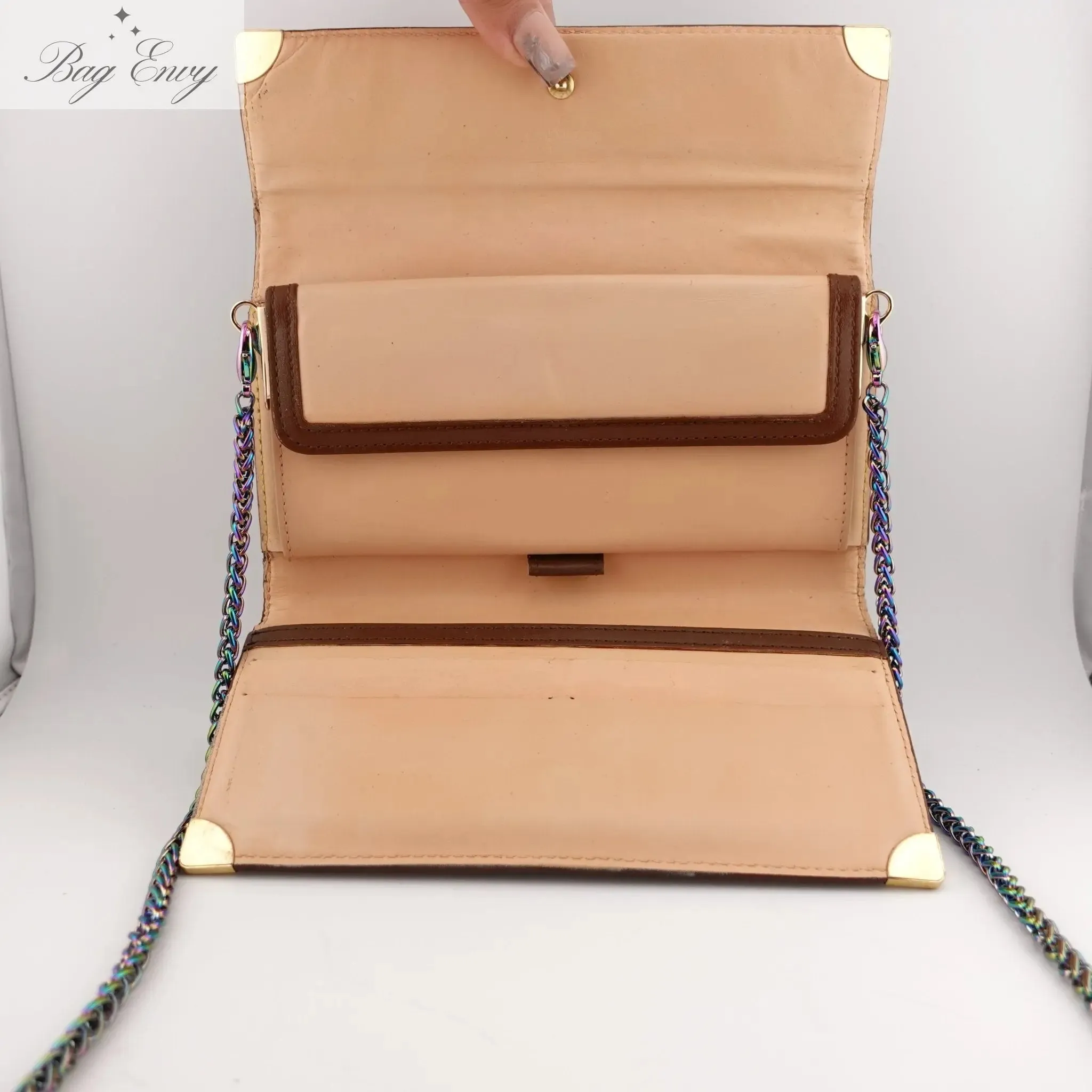 LOUIS VUITTON Multicolor Monogram International Wallet On Chain
