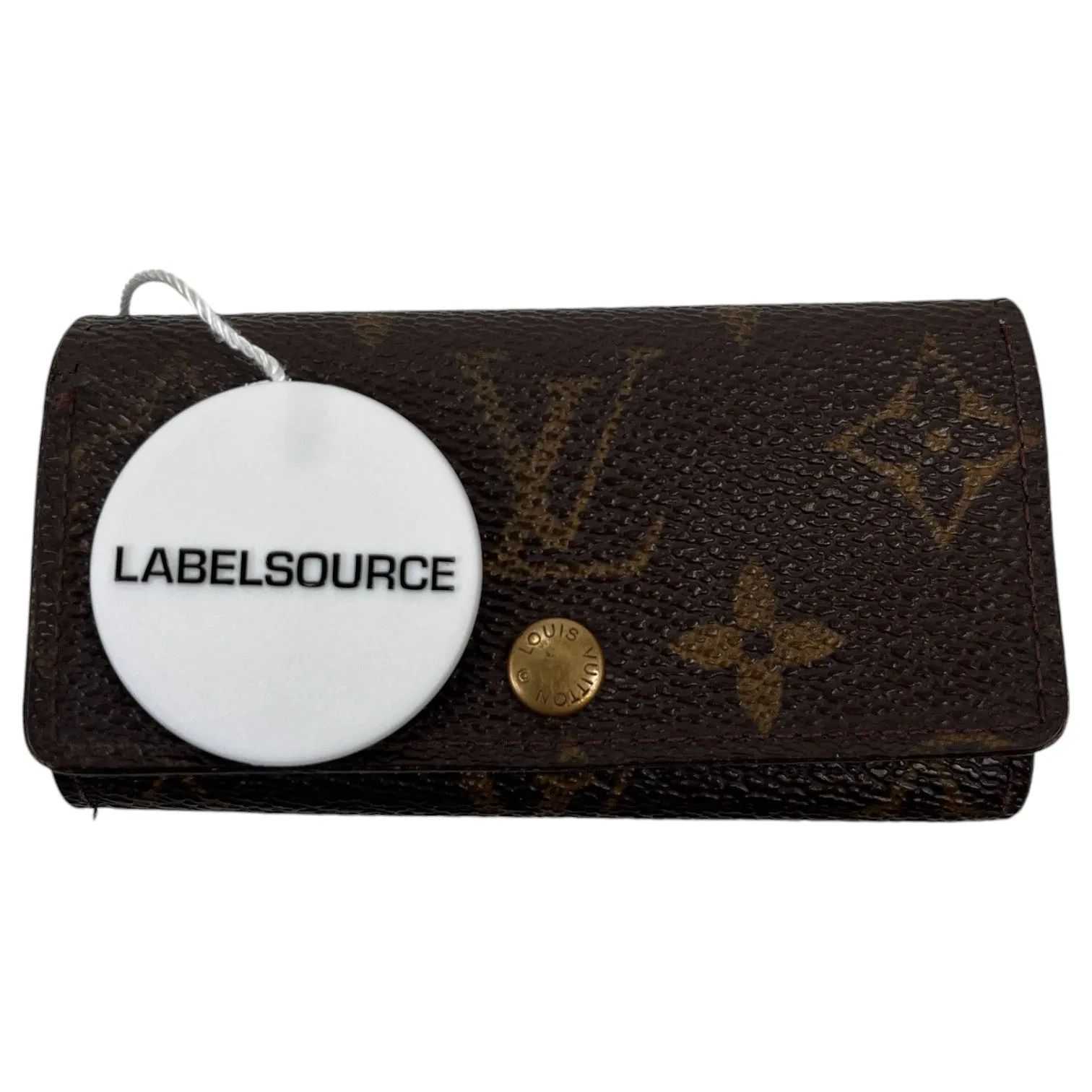 Men's Vintage Monogram Key Wallet Brown