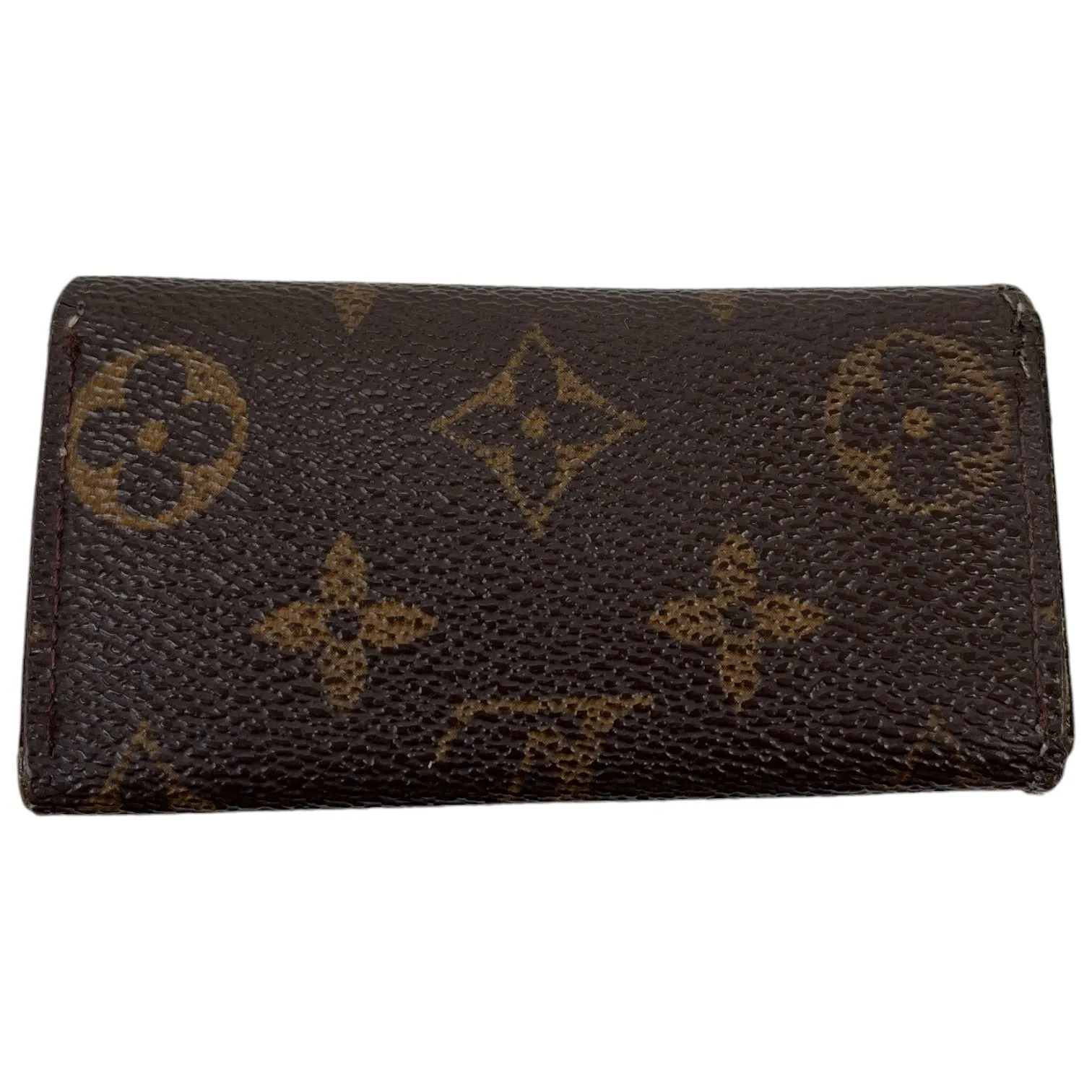 Men's Vintage Monogram Key Wallet Brown