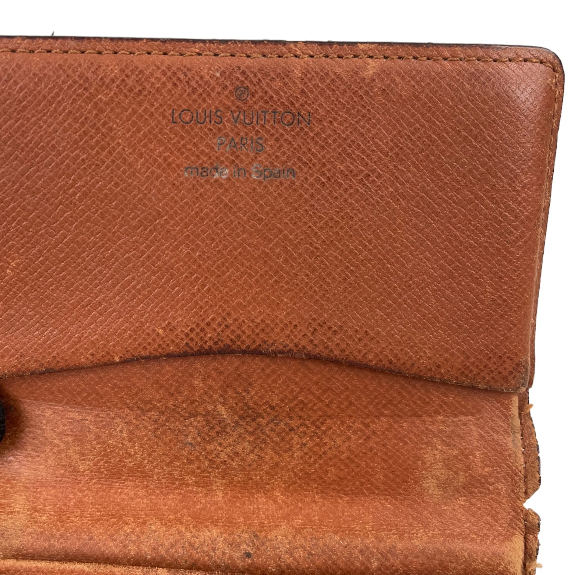 Men's Vintage Monogram Wallet Brown
