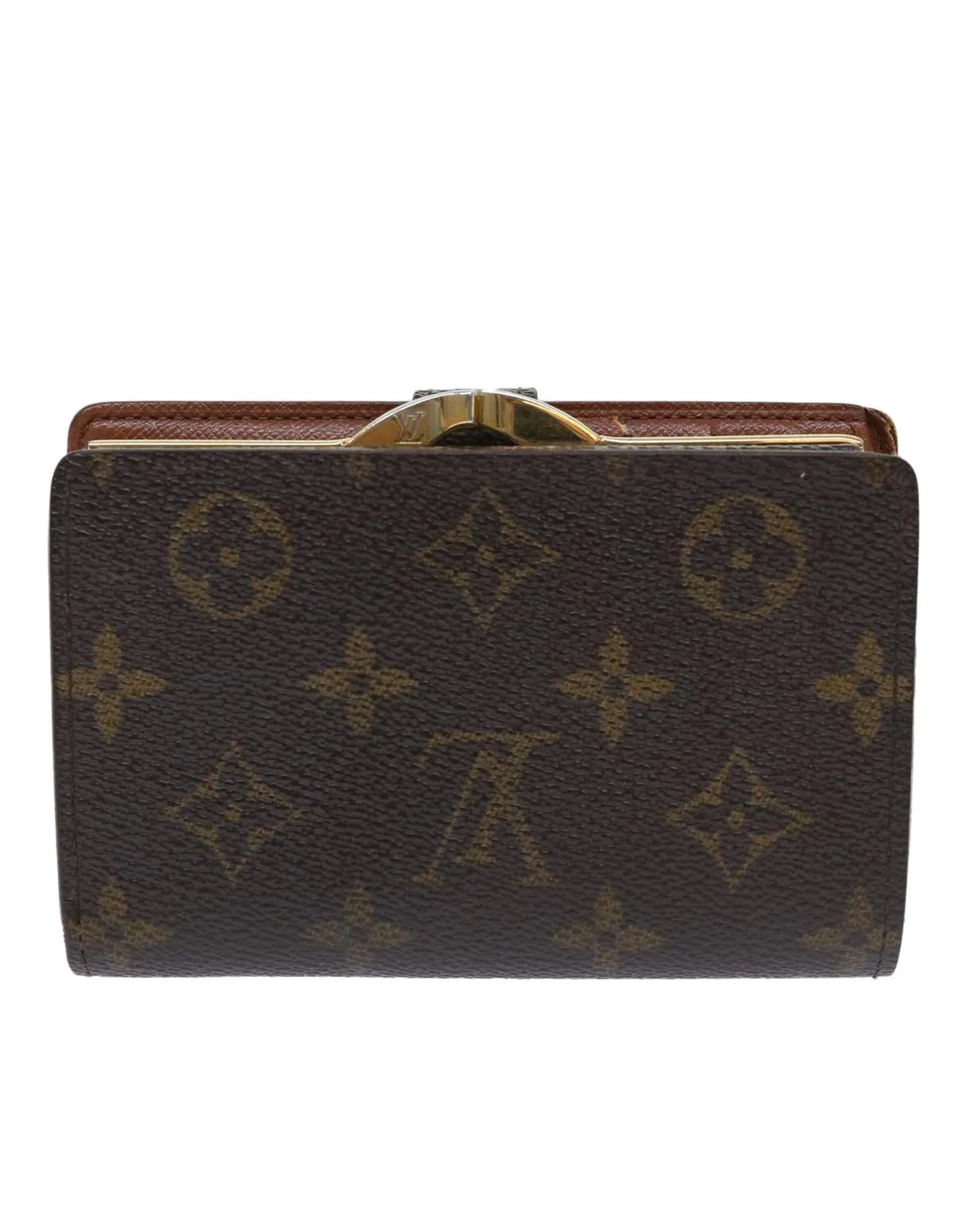 Monogram Bifold Wallet with Clasp Button - CD Rank