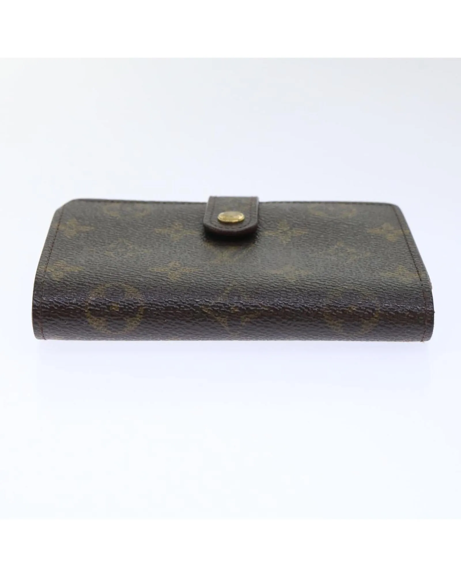 Monogram Bifold Wallet with Clasp Button - CD Rank