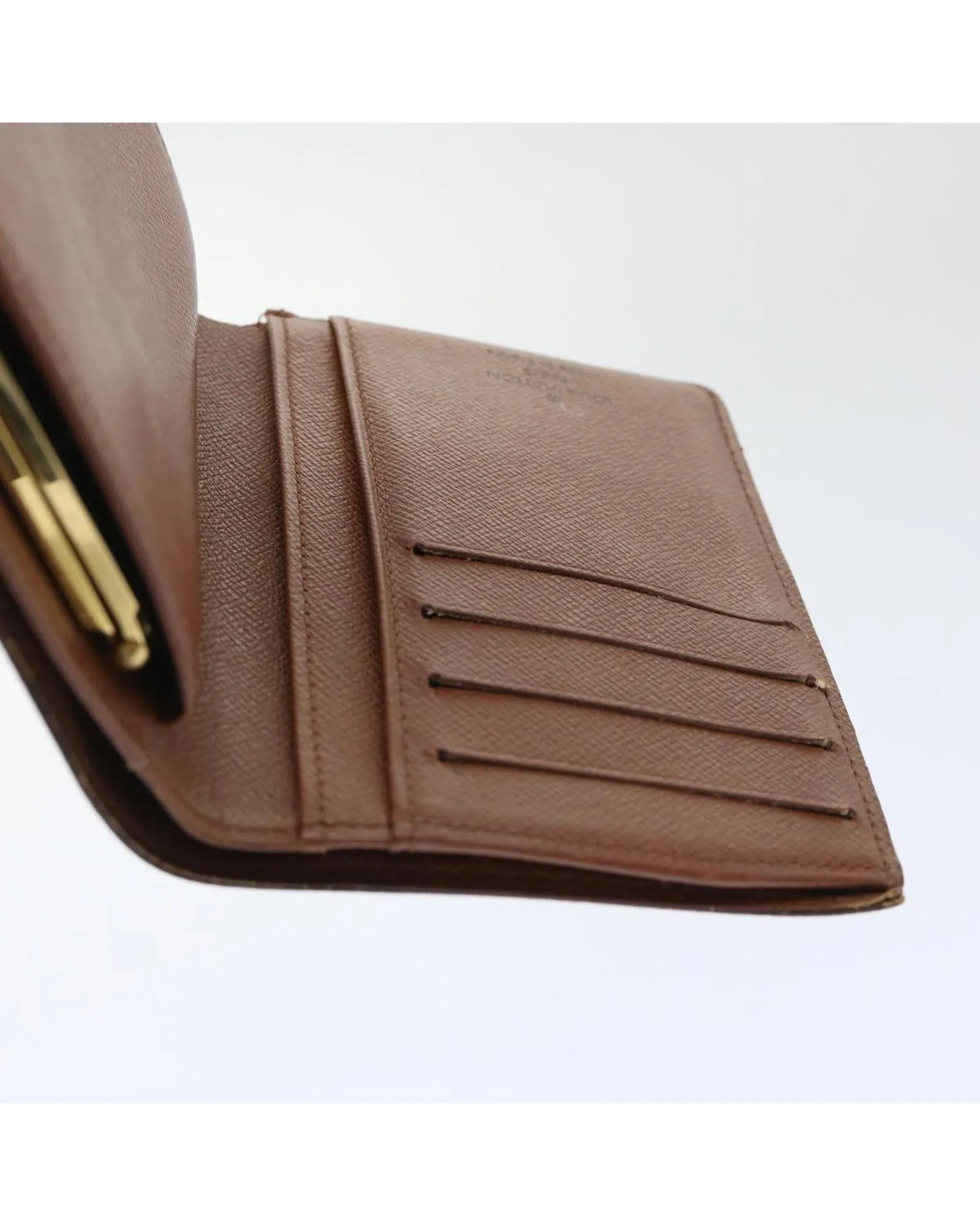 Monogram Bifold Wallet with Clasp Button - CD Rank