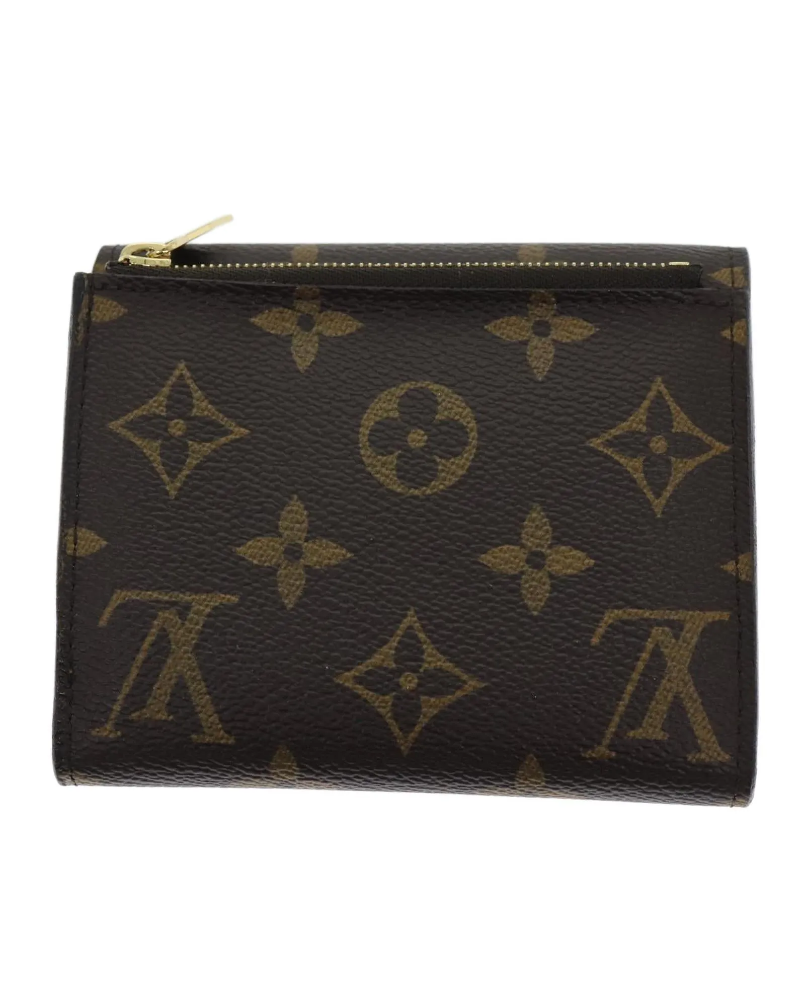 Monogram Canvas Wallet with Dust Bag and Item Box