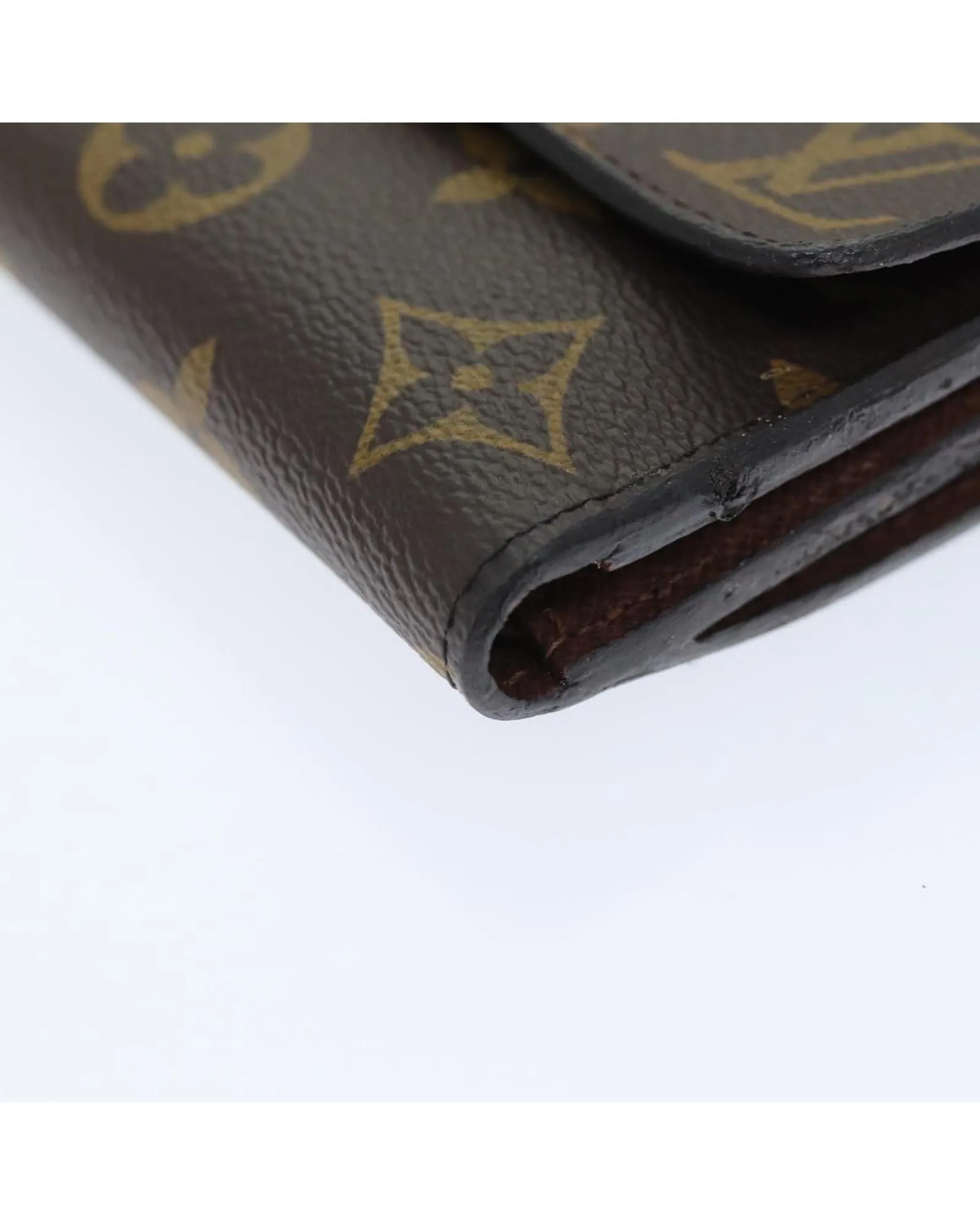 Monogram Canvas Wallet with Dust Bag and Item Box