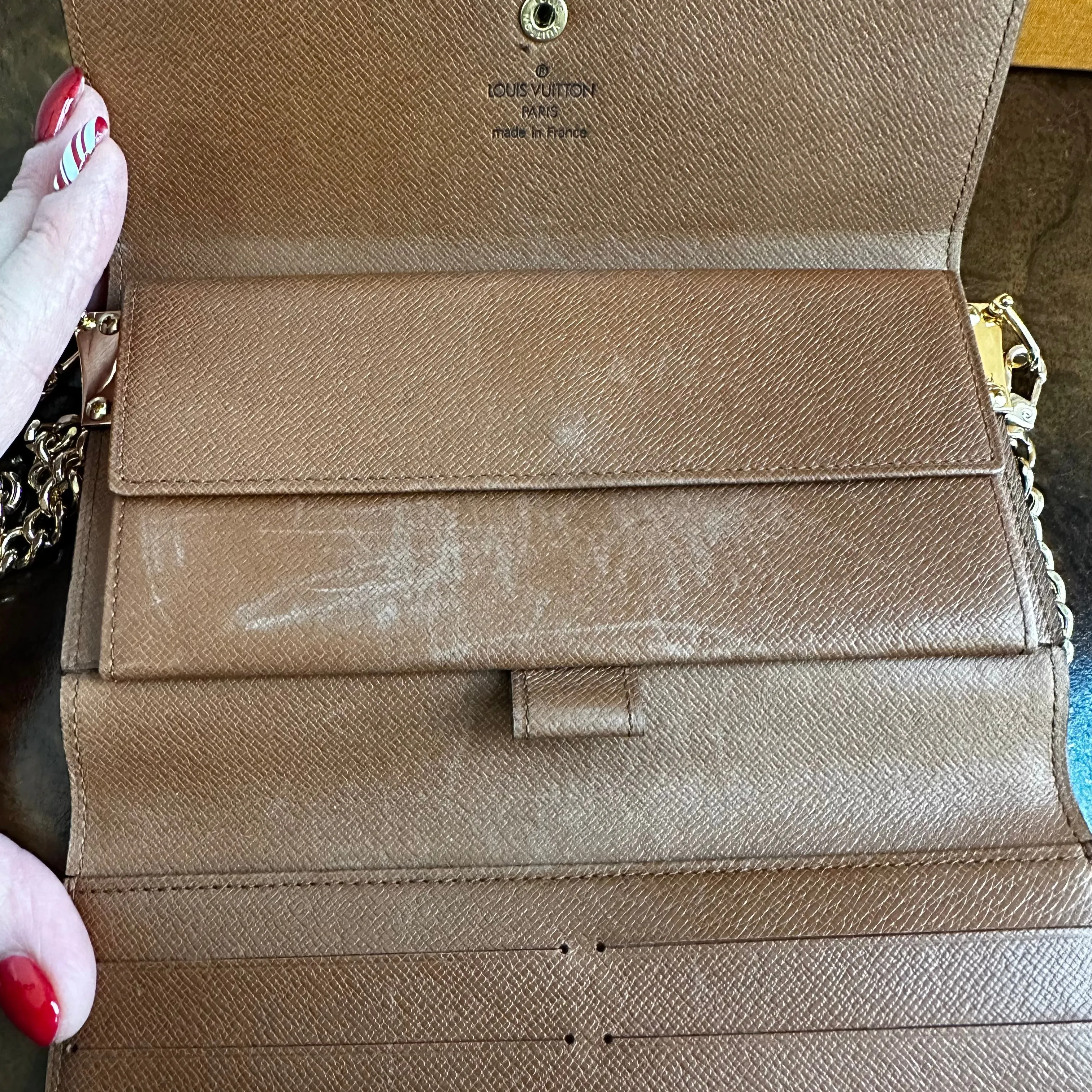 The Junco Wallet Crossbody - Vintage LV Monogram