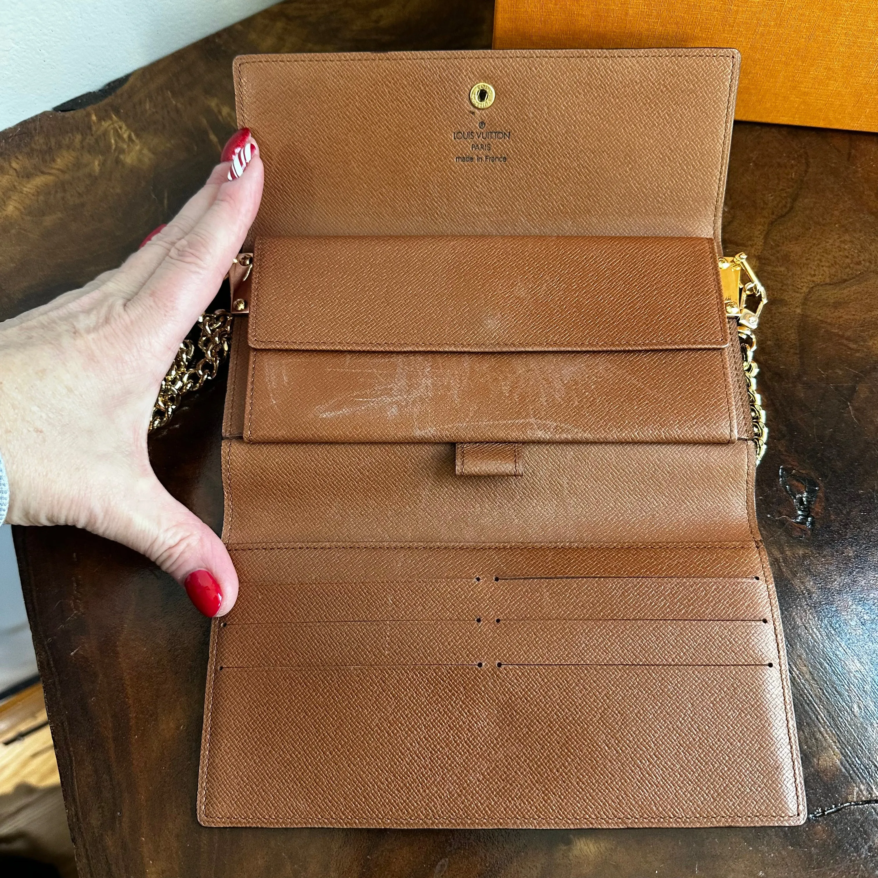 The Junco Wallet Crossbody - Vintage LV Monogram