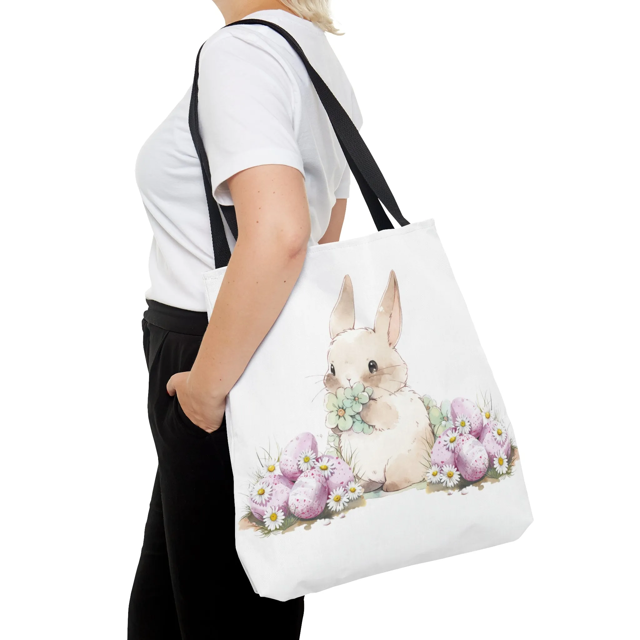 Tote Bag, Easter, Rabbit, Personalised/Non-Personalised Tote bag