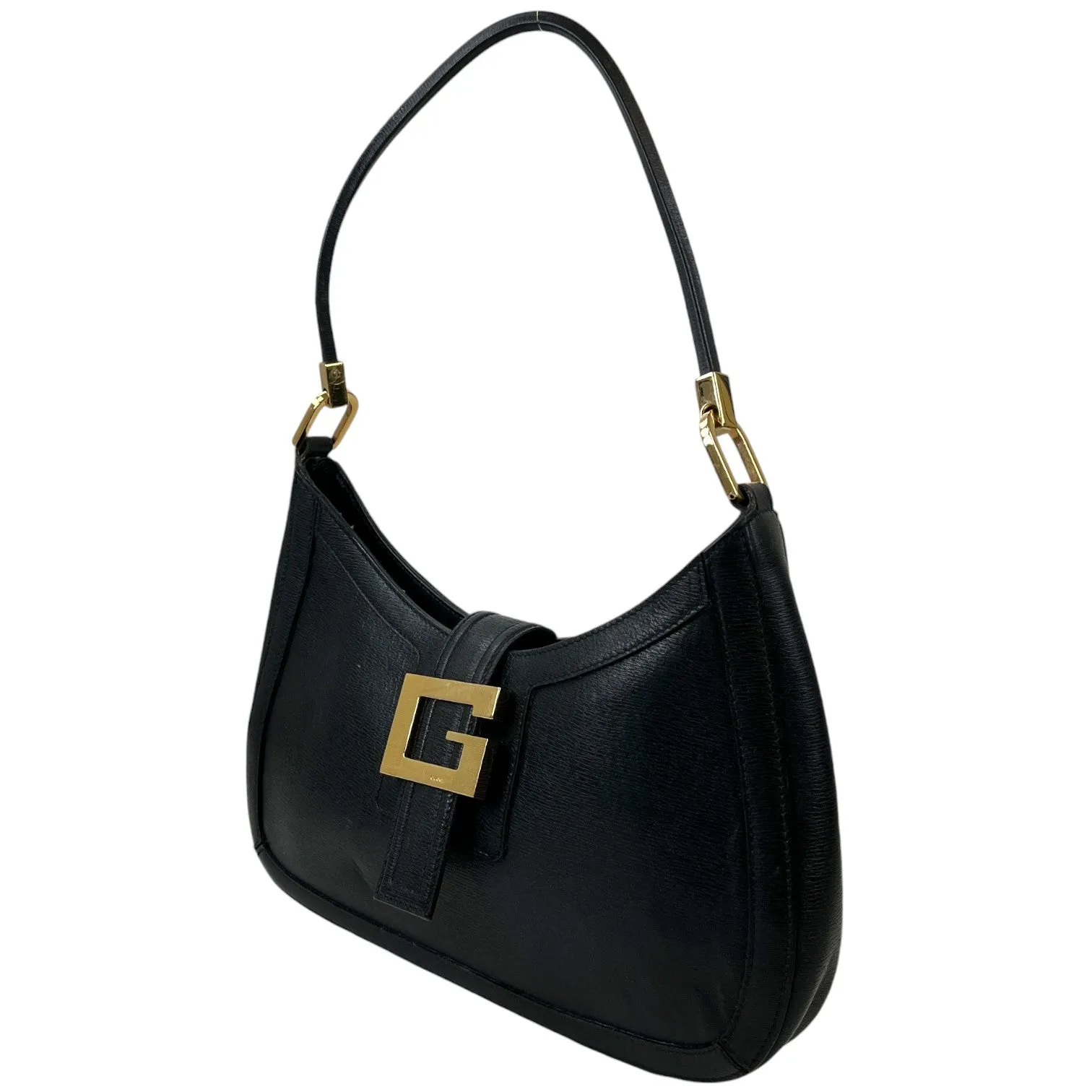 Women's G Buckle Handbag Black