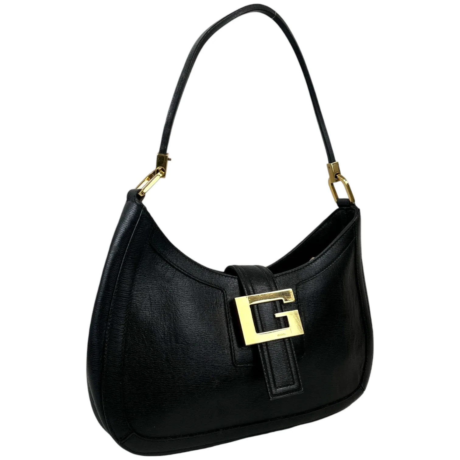 Women's G Buckle Handbag Black