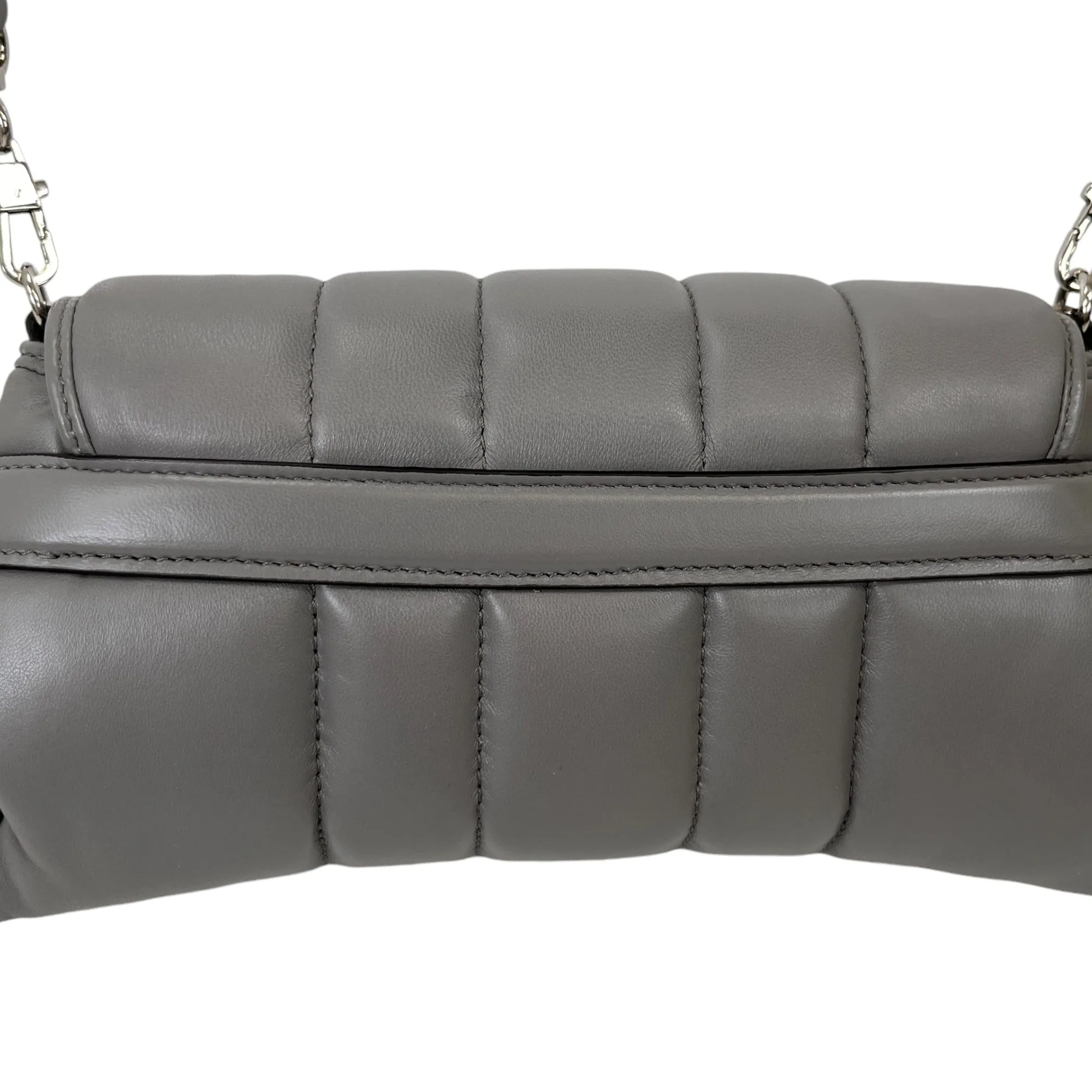 Women's Horsebit Chain Small Handbag Grey
